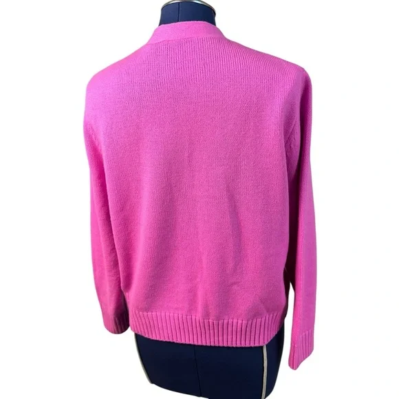 Queen of Sparkles Pink Nutcracker Sweater Cardigan Size XS - Picture 4 of 13